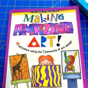 Like new kids art book. 40 fun activities